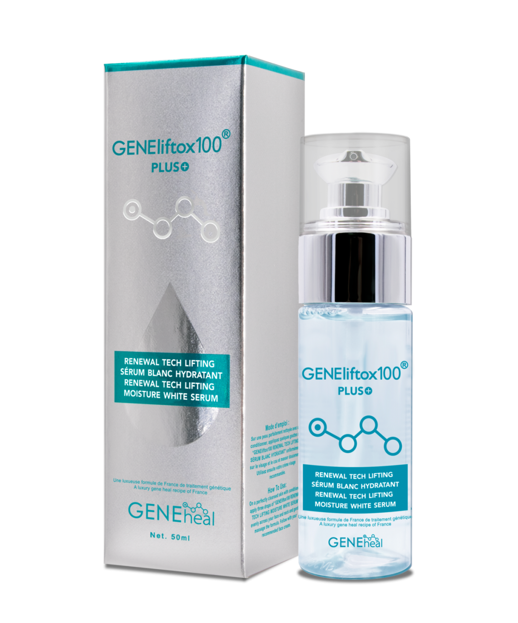 GENEheal 再生技術微密毛孔保濕嫩白肌底精醇 50ml<<加强版>>